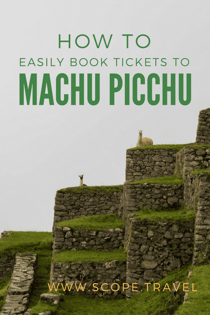 pinterest booking tickets to machu picchu