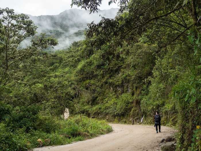 Hiking from Aguas Calientes