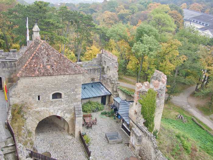 View from the upstairs balcony