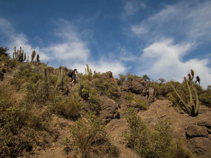 Steep trails