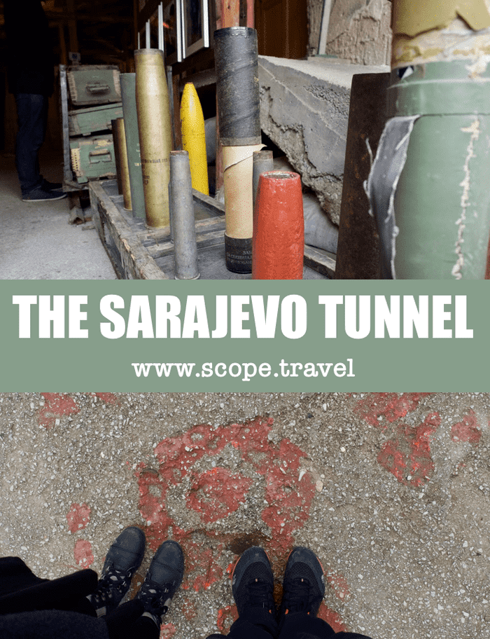 The Sarajevo Tunnel in Sarajevo Bosnia