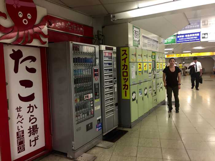 japan tokyo layover luggage lockers baggage