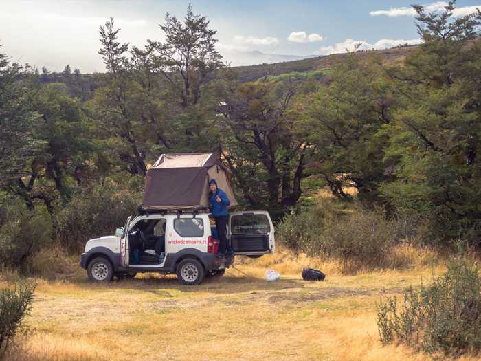 Camping in Torres del Paine