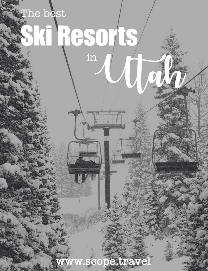 Ski resorts in Utah 