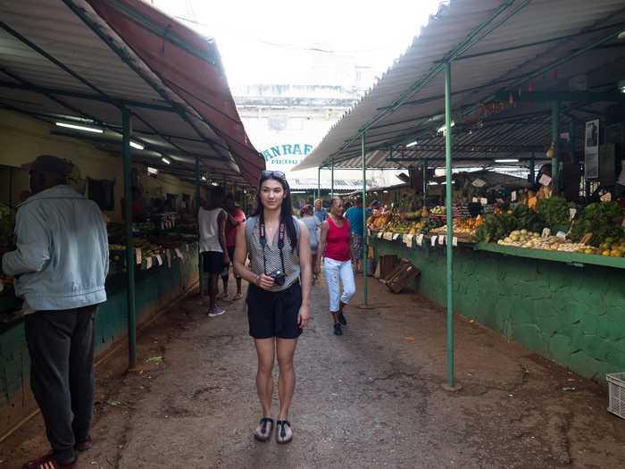 San Rafael Mercado in Havana.