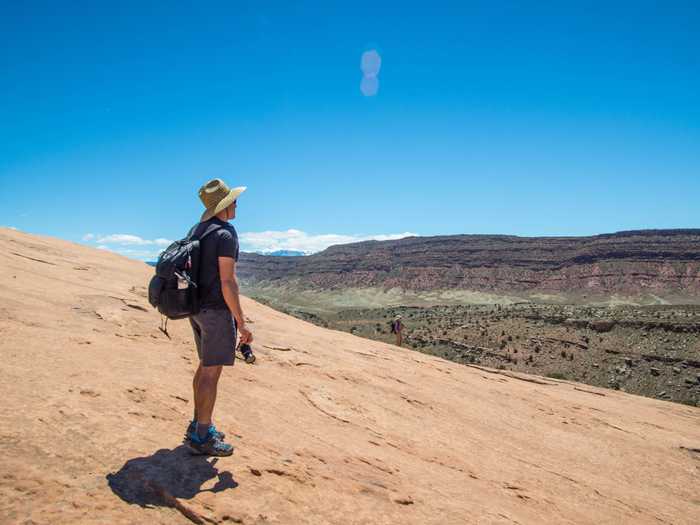 Gabe in all his hiking glory.