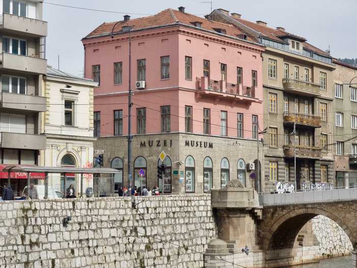 You have to hear the history behind that pink building!