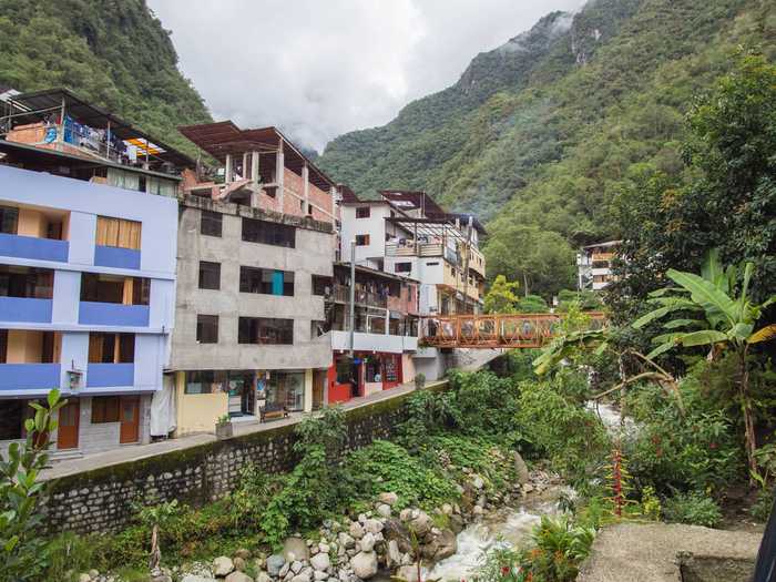 Aguas Calientes is from a different planet