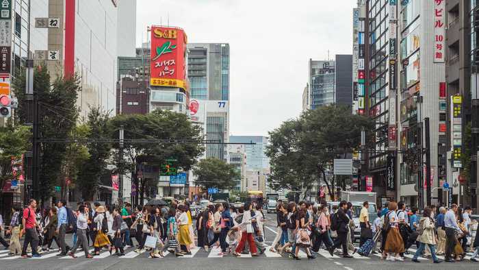 Shopping Street in Ginza