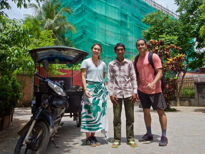 Our rad tuk tuk driver! 