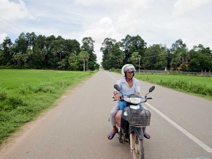 cambodia scooter siemreap country