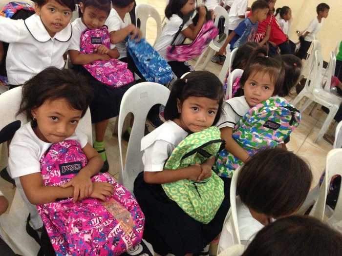 friends who care girls three cute backpacks