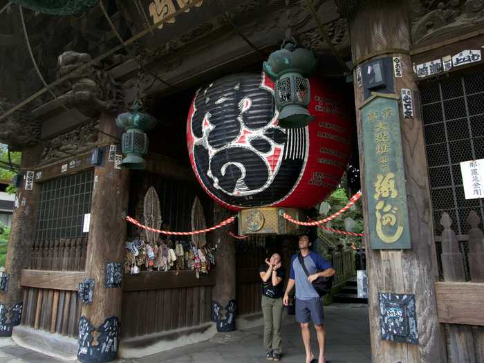 Entrance to the temple