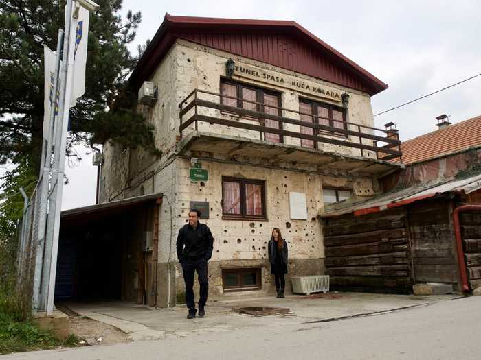 The house the helped Sarajevo survive the seige in 1992.