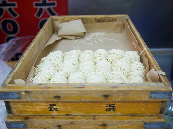 freshly made noodles