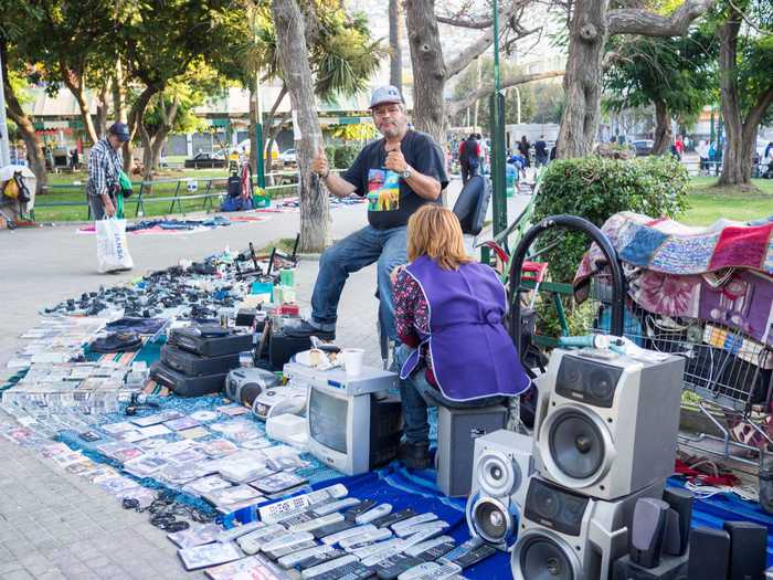 Local mid-week flea market