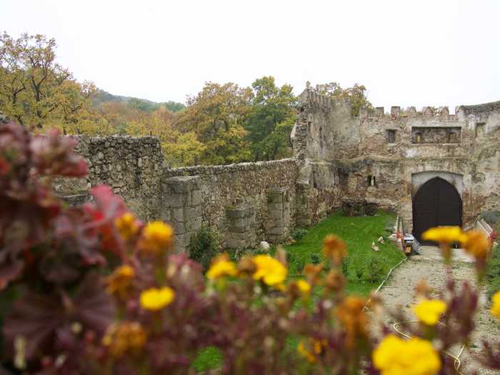 The inner courtyard