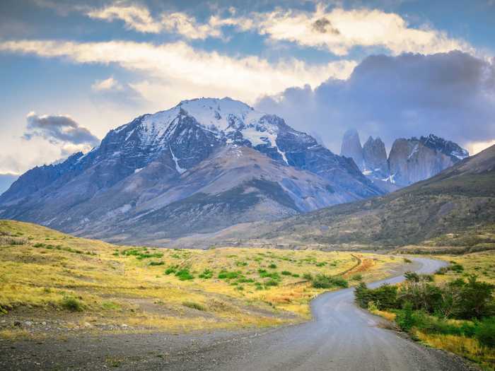 Entrances into Tores del Paine