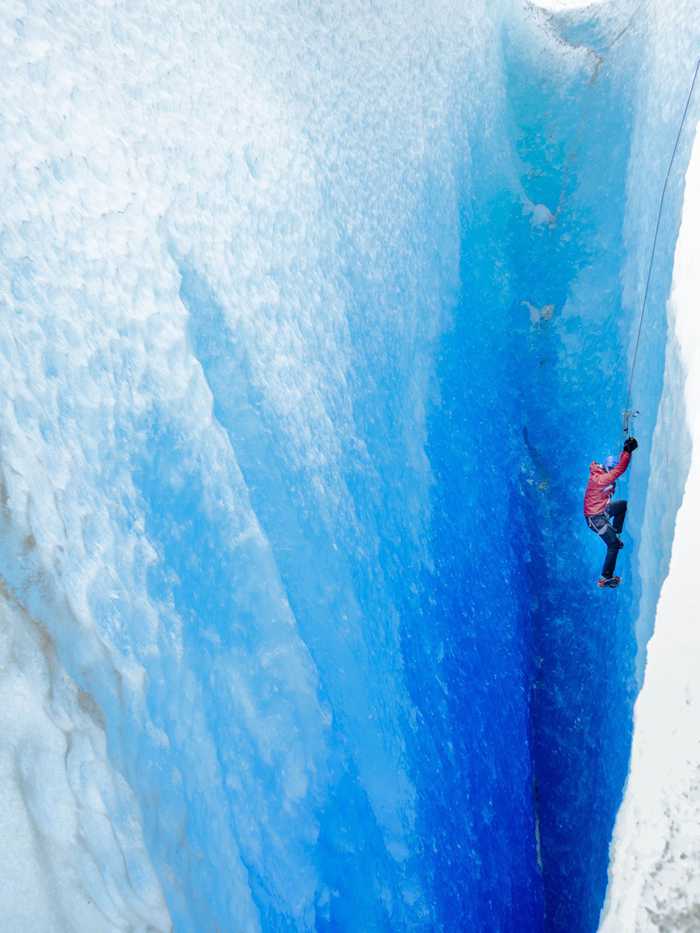 Ice climbing the Viedma Glacier