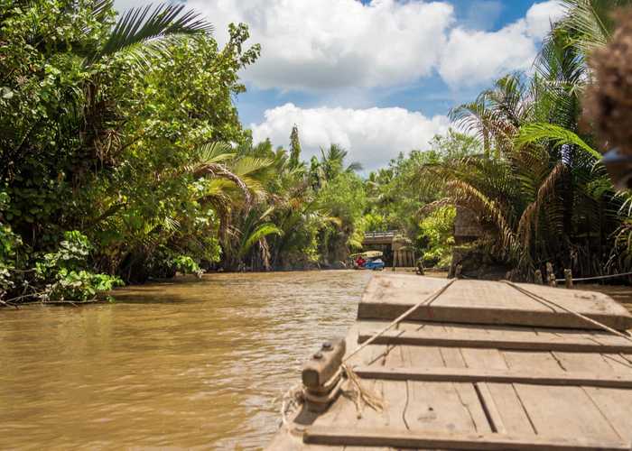 Riding on the Mekong Delta